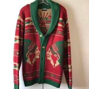 MOB Native American motif cardigan!
